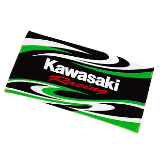 画像1: Kawasakiレーシングバスタオル